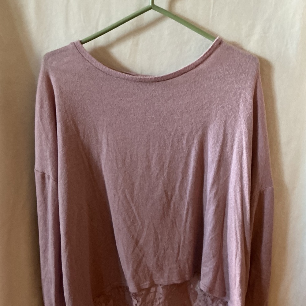 Soho Dusty Pink Long Sleeve Top